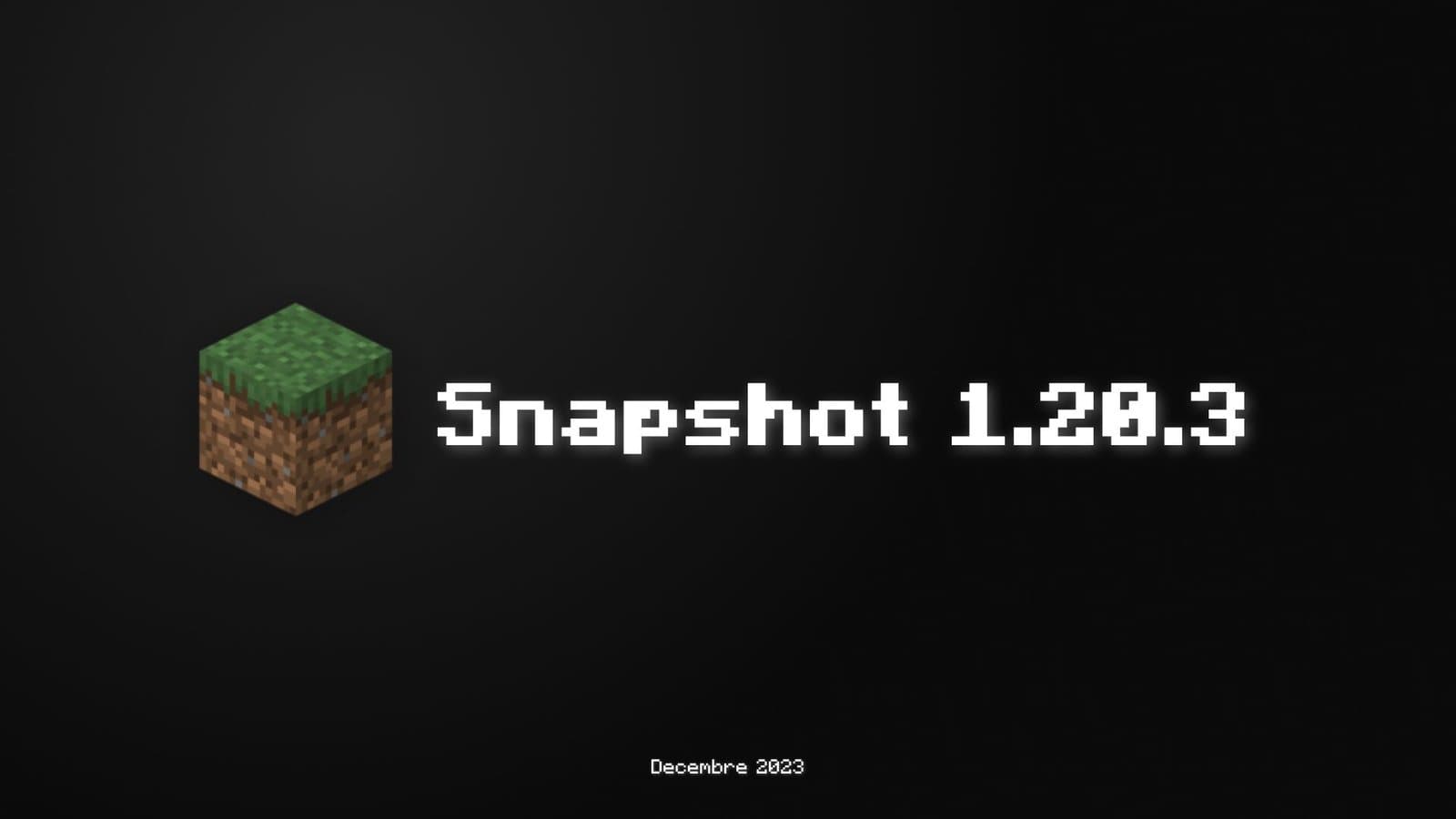 Minecraft Snapshot 1.20.3