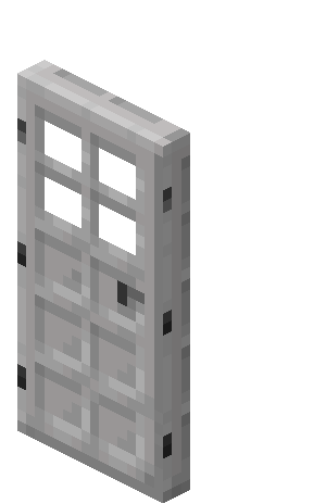 Porte en fer Minecraft