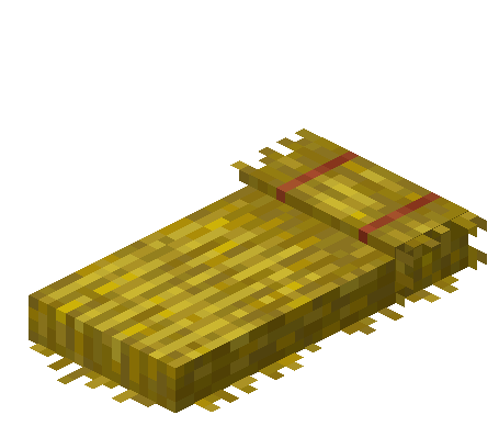 Lit de paille Minecraft