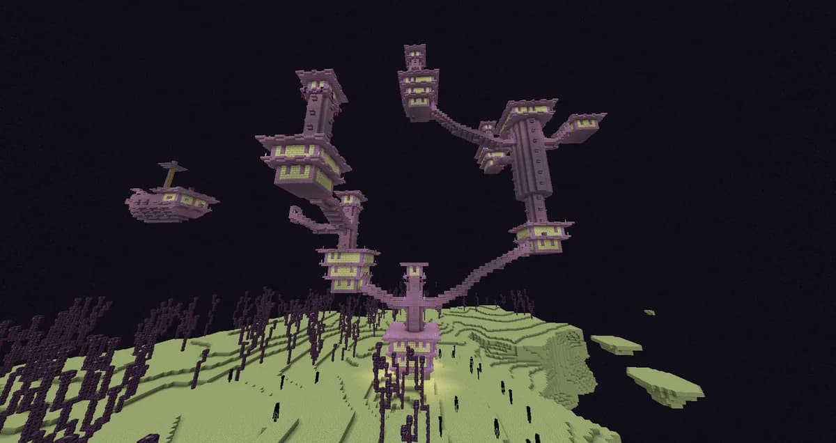 Hautes terres de l’End dans Minecraft
