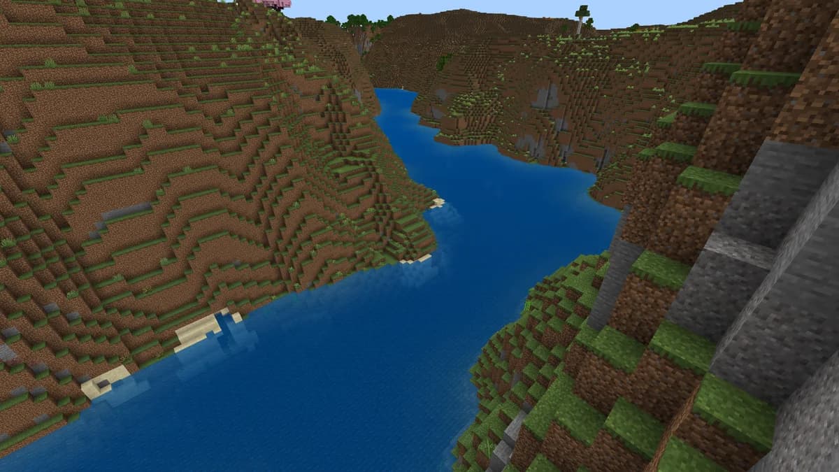 Rivière dans Minecraft