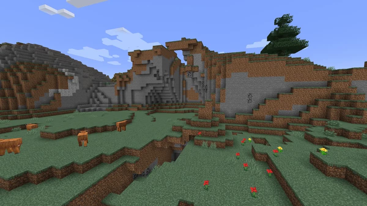 Collines venteuses dans Minecraft