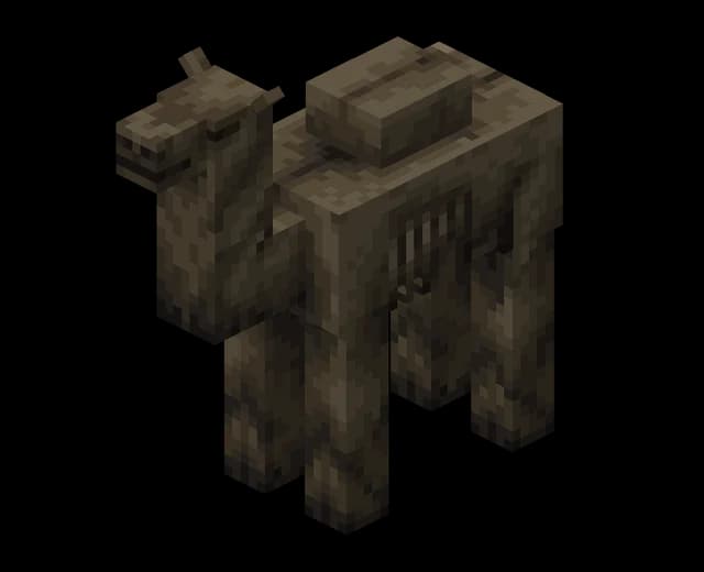 Dromadaire momifié dans Minecraft