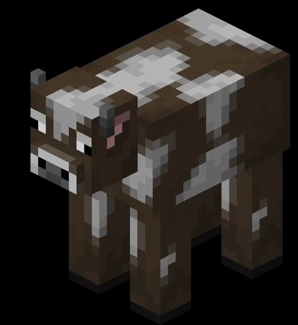 Vache dans Minecraft