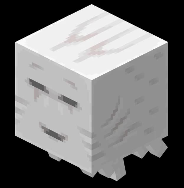 Ghast joyeux dans Minecraft