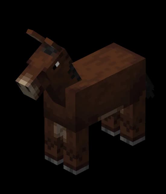 Mule dans Minecraft
