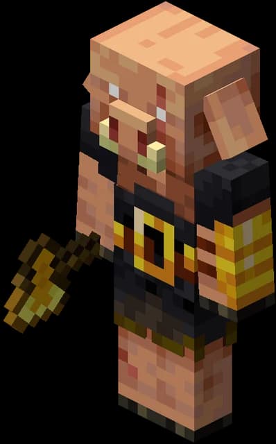 Piglin barbare dans Minecraft
