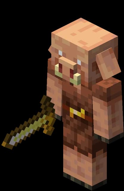 Piglin dans Minecraft