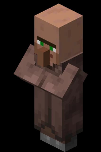 Villageois dans Minecraft
