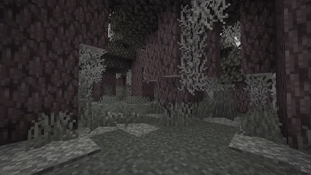 Image du nouveau biome Minecraft : Le jardin pâle