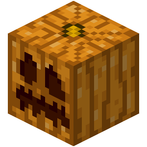 Citrouille sculptée Minecraft