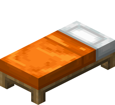 Lit orange Minecraft