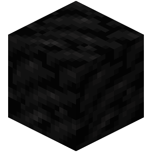Bloc de charbon Minecraft