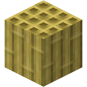 Bloc de bambou écorcé Minecraft
