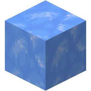 Glace bleue Minecraft
