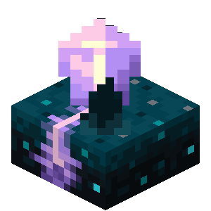 Capteur sculk calibré Minecraft