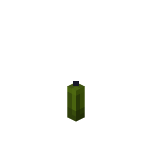 Bougie verte Minecraft