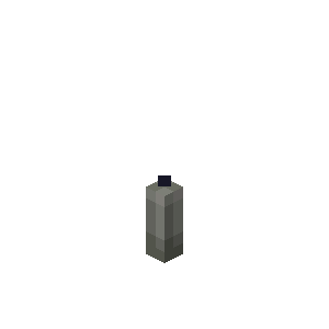 Bougie gris clair Minecraft