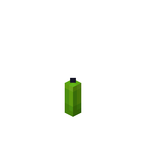 Bougie vert clair Minecraft