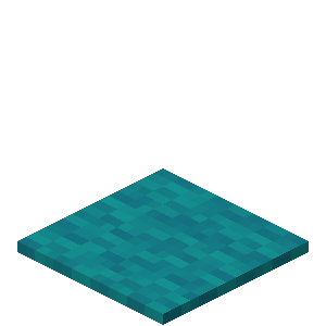 Tapis cyan Minecraft