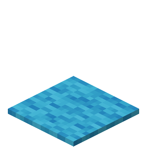 Tapis bleu clair Minecraft
