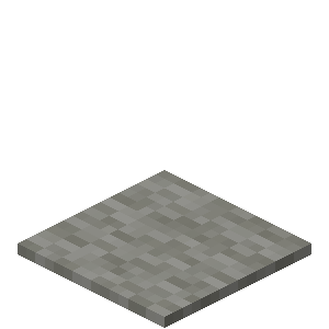 Tapis gris clair Minecraft