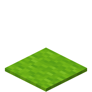 Tapis vert clair Minecraft