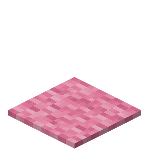 Tapis rose Minecraft
