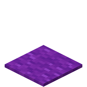 Tapis violet Minecraft
