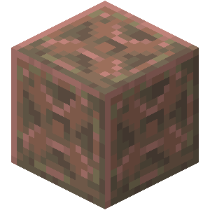 Cuivre sculpté exposé Minecraft