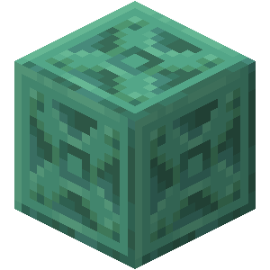 Cuivre sculpté oxydé Minecraft