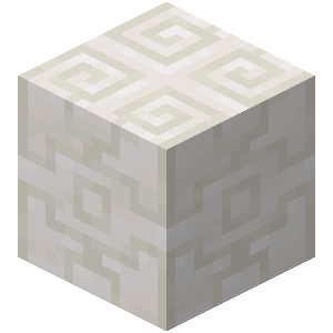 Bloc de quartz sculpté Minecraft