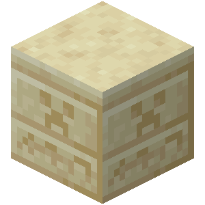 Grès sculpté Minecraft
