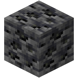 Minerai de charbon des abîmes Minecraft