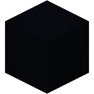 Béton noir Minecraft