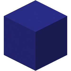 Béton bleu Minecraft