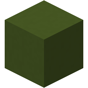 Béton vert Minecraft