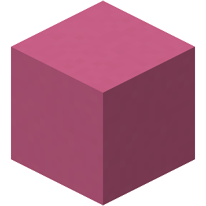 Béton rose Minecraft