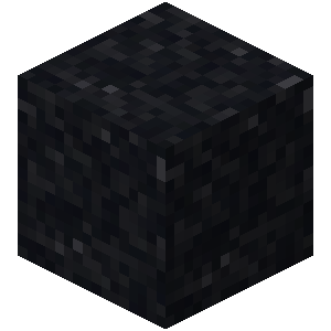 Béton en poudre noir Minecraft