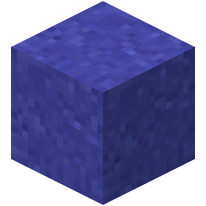 Béton en poudre bleu Minecraft