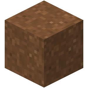 Béton en poudre brun Minecraft
