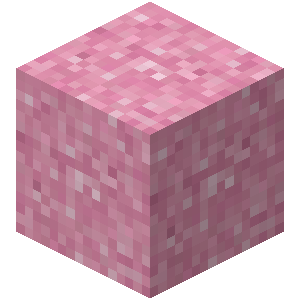 Béton en poudre rose Minecraft