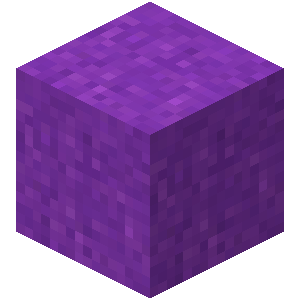 Béton en poudre violet Minecraft