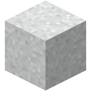 Béton en poudre Minecraft