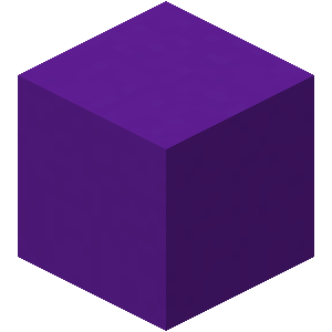 Béton violet Minecraft