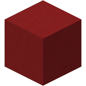 Béton rouge Minecraft