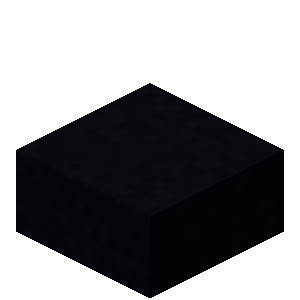 Dalle de béton noir Minecraft