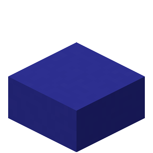 Dalle de béton bleu Minecraft