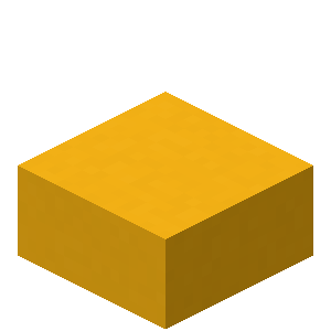 Dalle de béton jaune Minecraft
