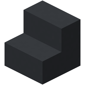 Escalier en béton gris Minecraft